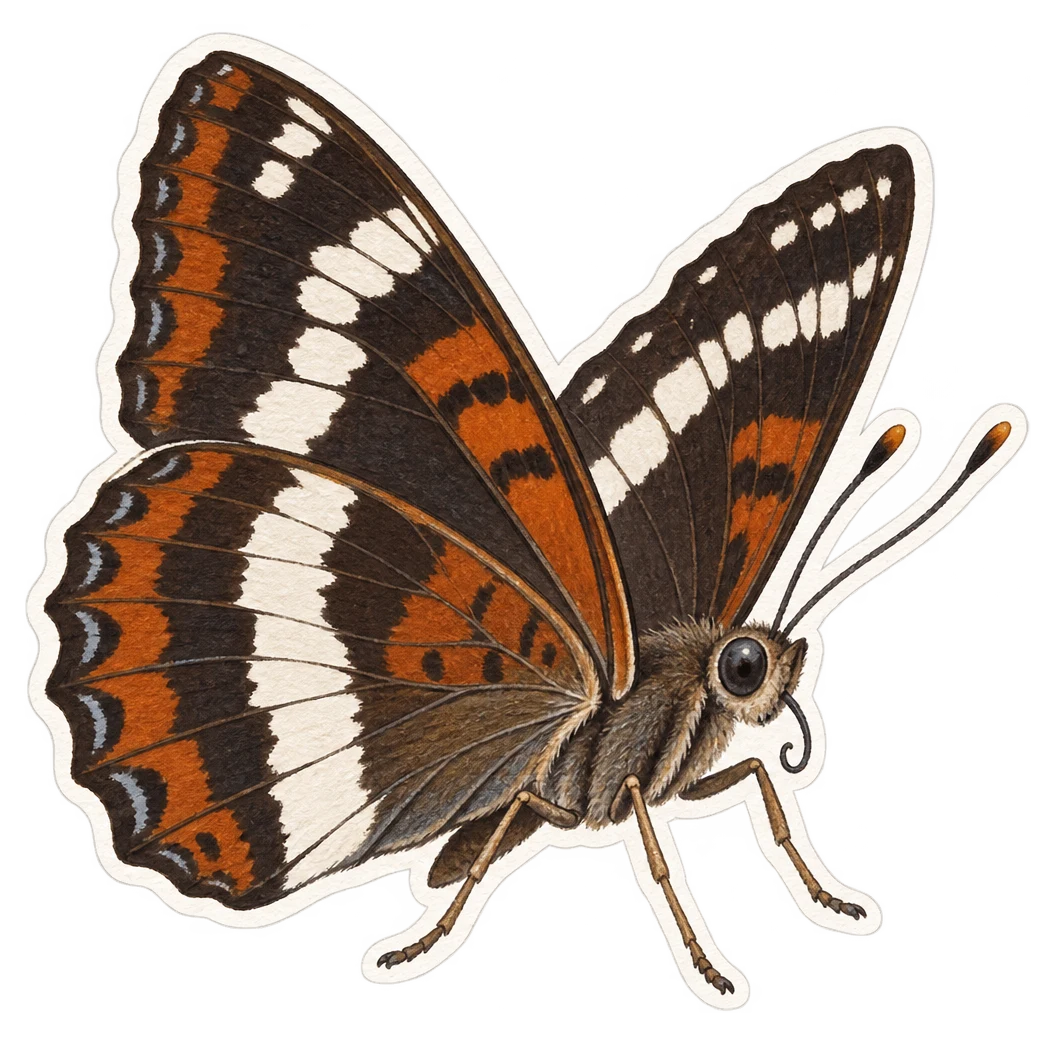 Le grand sylvain (Limenitis populi)