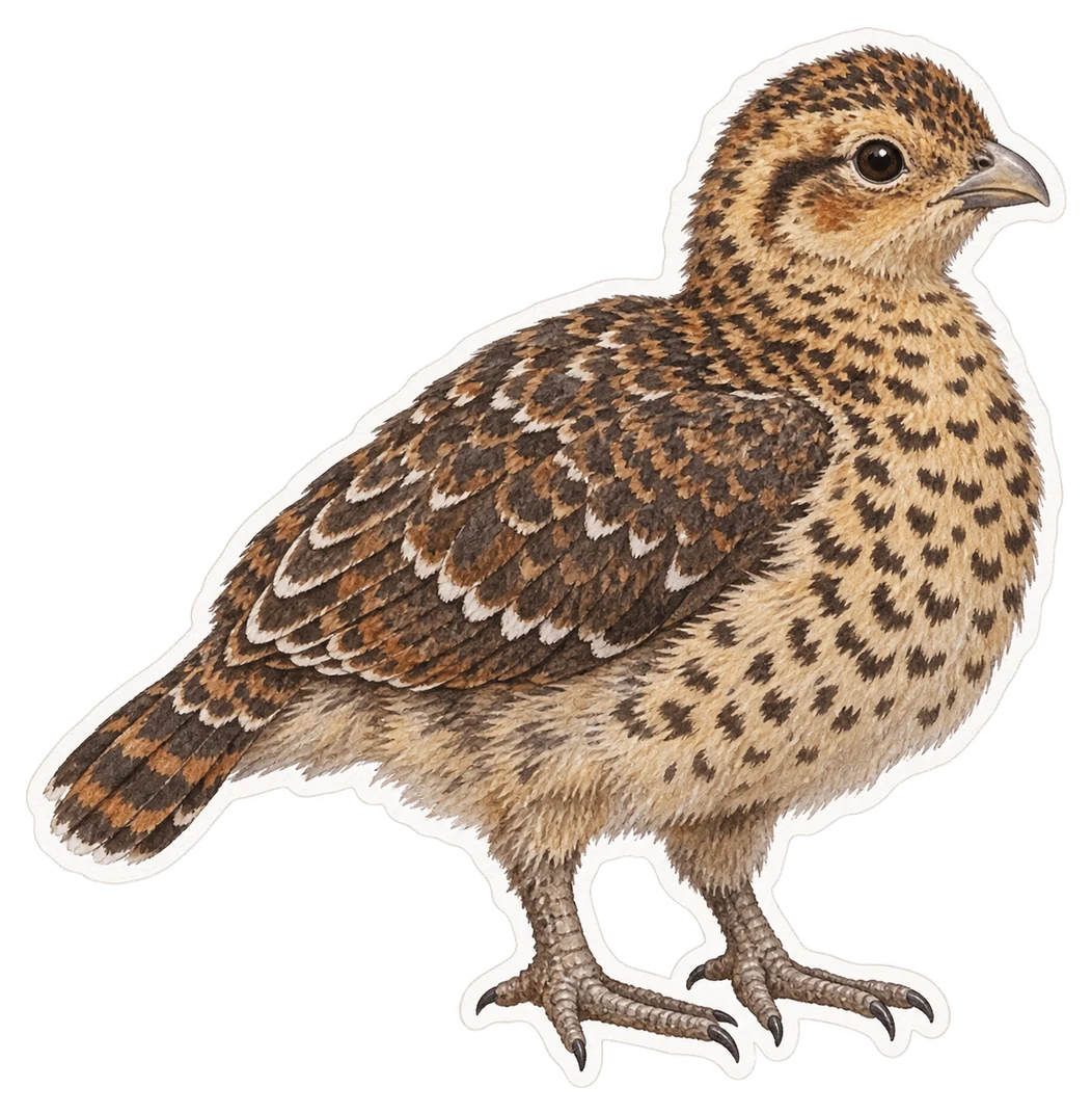 Le petit du coq de bruyère