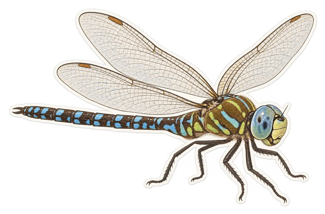 La grande æschne (Aeshna grandis)