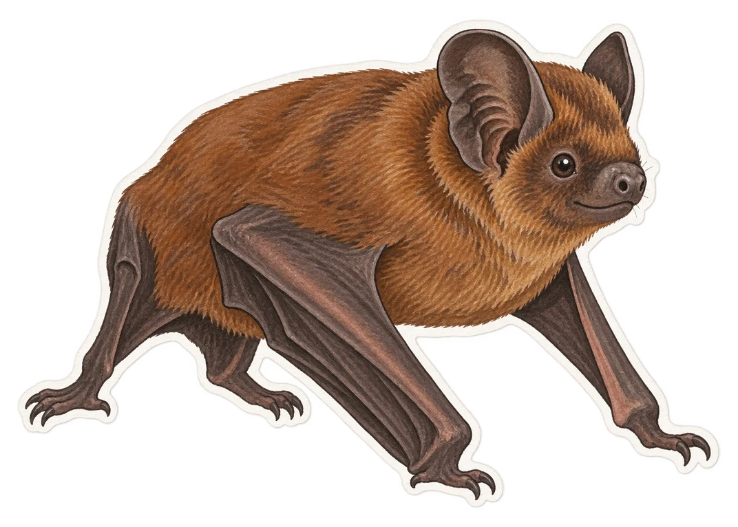 La grande noctule (Nyctalus lasiopterus)