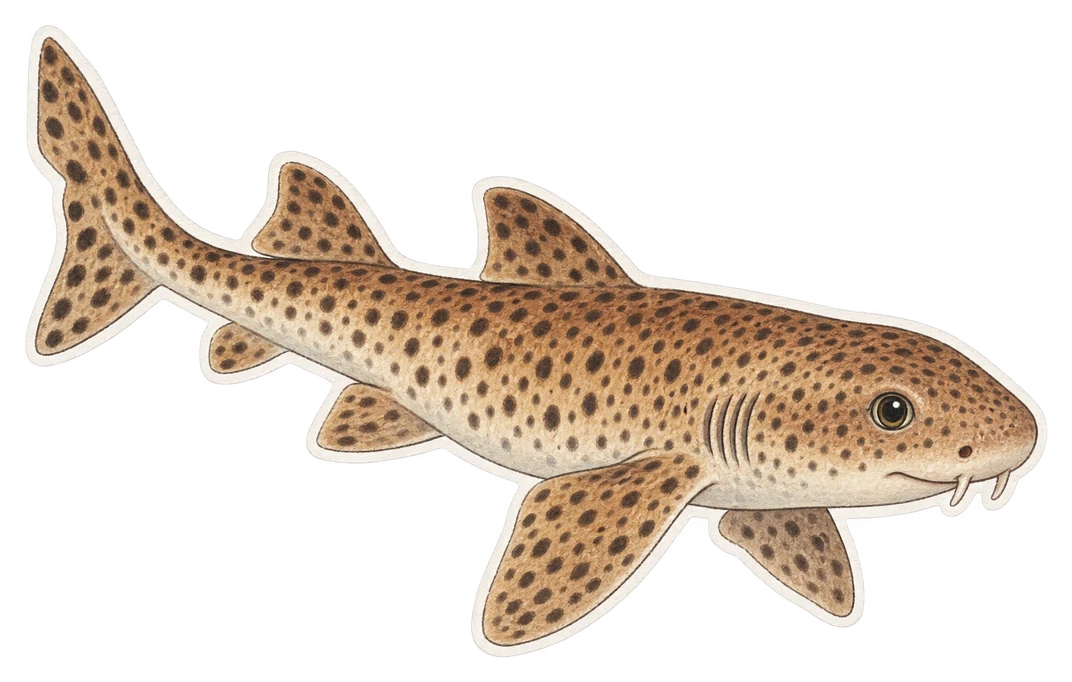La grande roussette (Scyliorhinus stellaris)