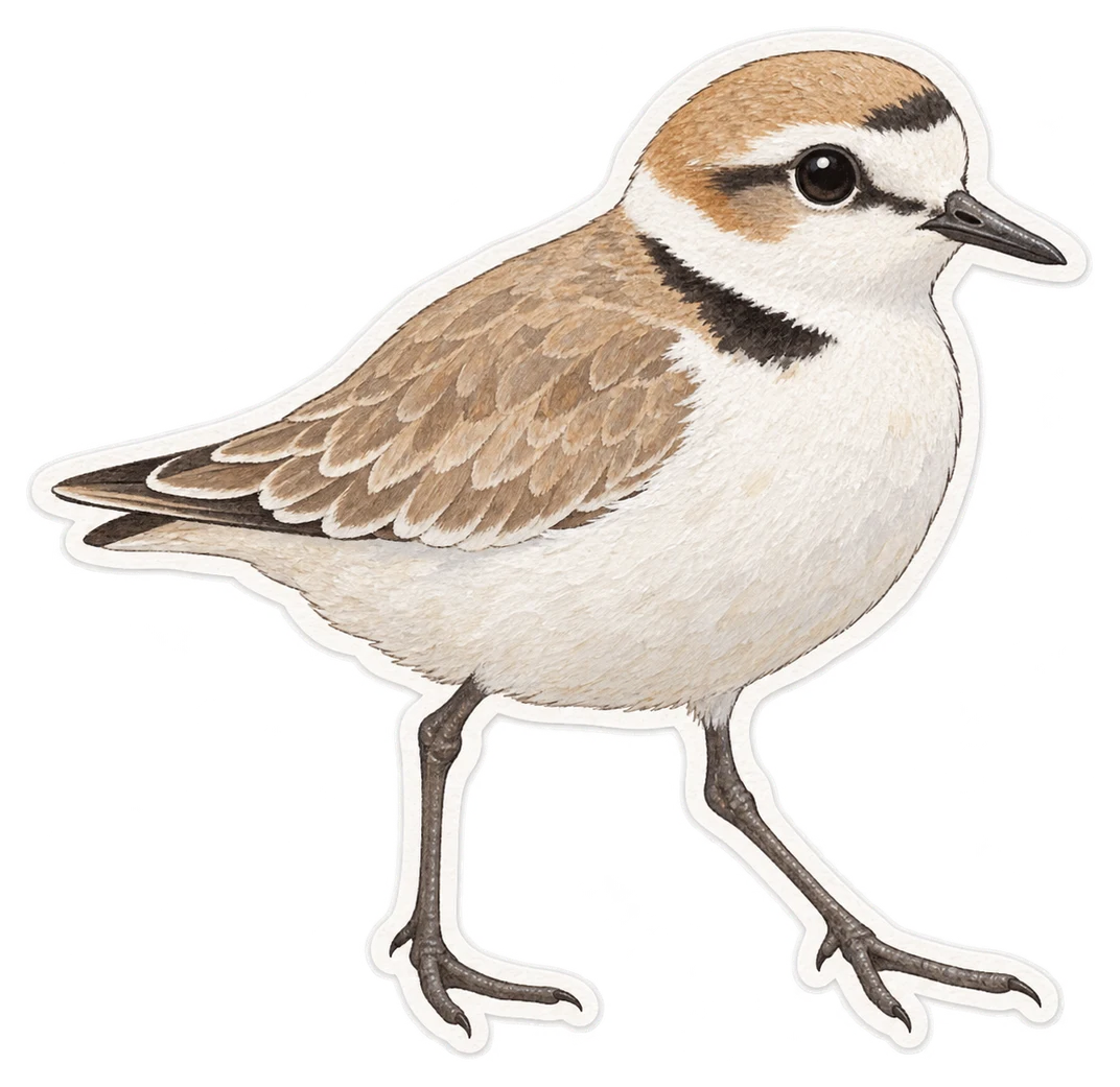 Le gravelot à collier interrompu (Charadrius alexandrinus)