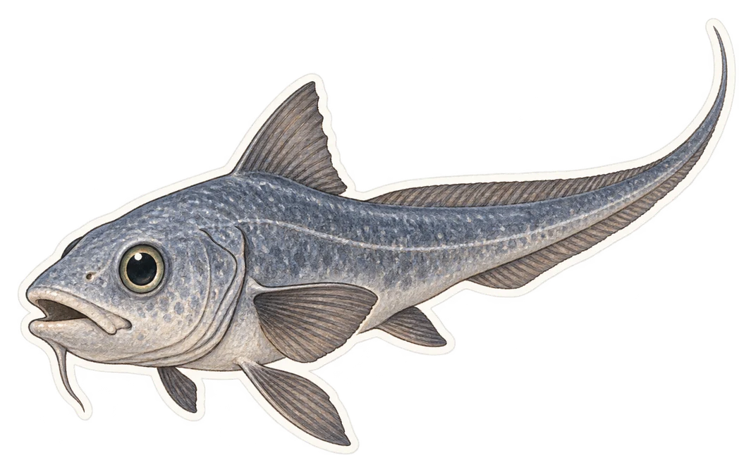 Le grenadier bleu (Macruronus novaezelandiae)
