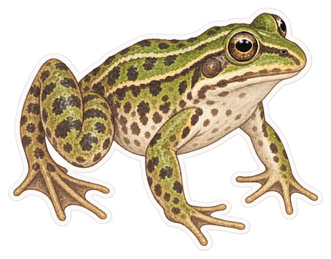 La grenouille de Bedriaga (Pelophylax bedriagae)