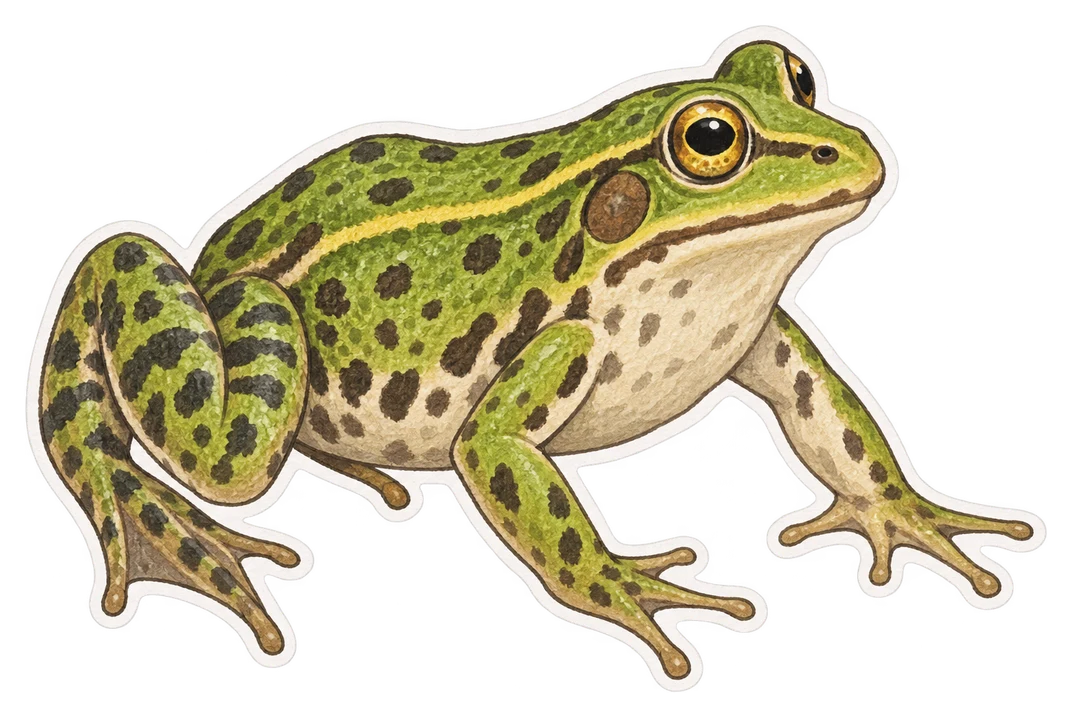La grenouille de Lessona (Pelophylax lessonae)