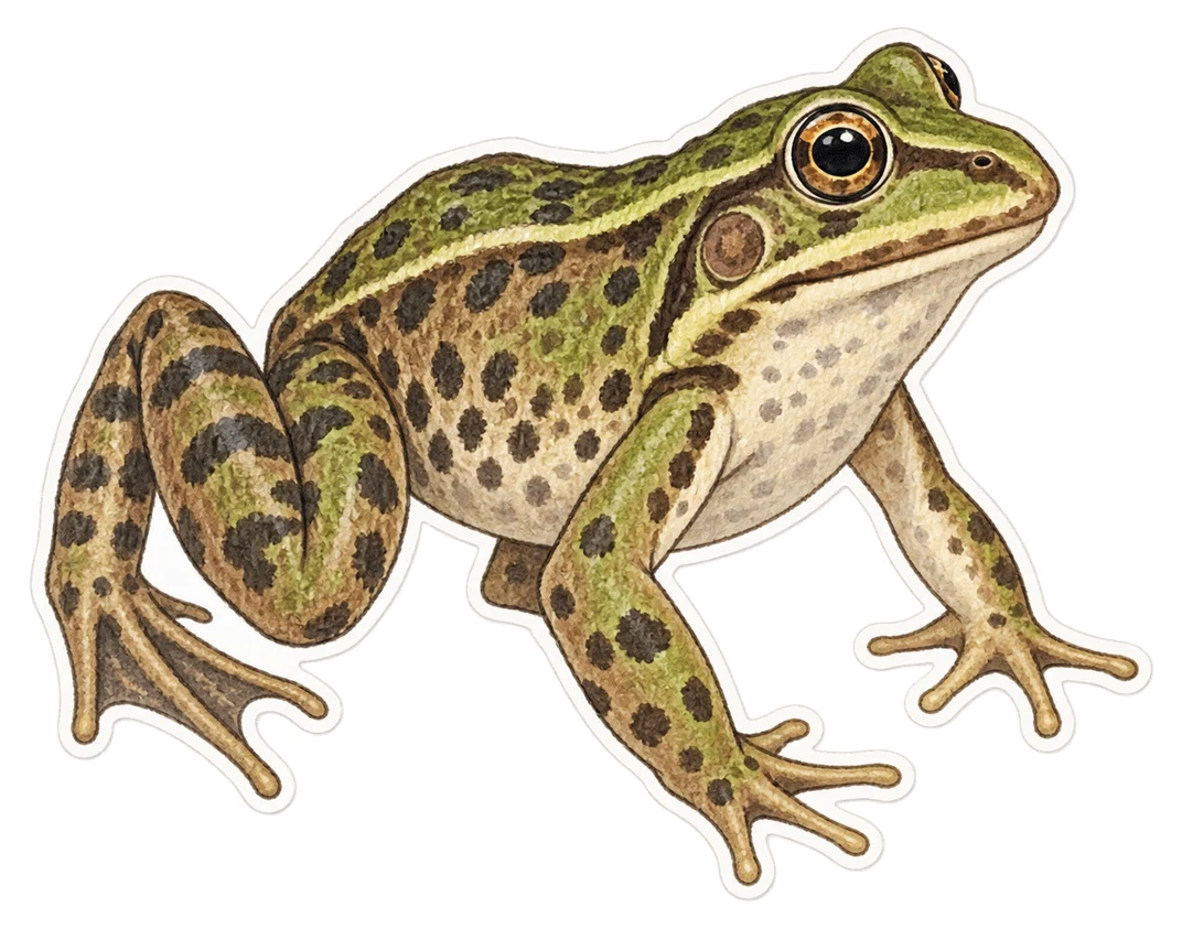 La grenouille de Pérez (Pelophylax perezi)