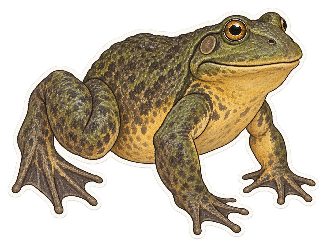 La grenouille goliath (Conraua goliath)