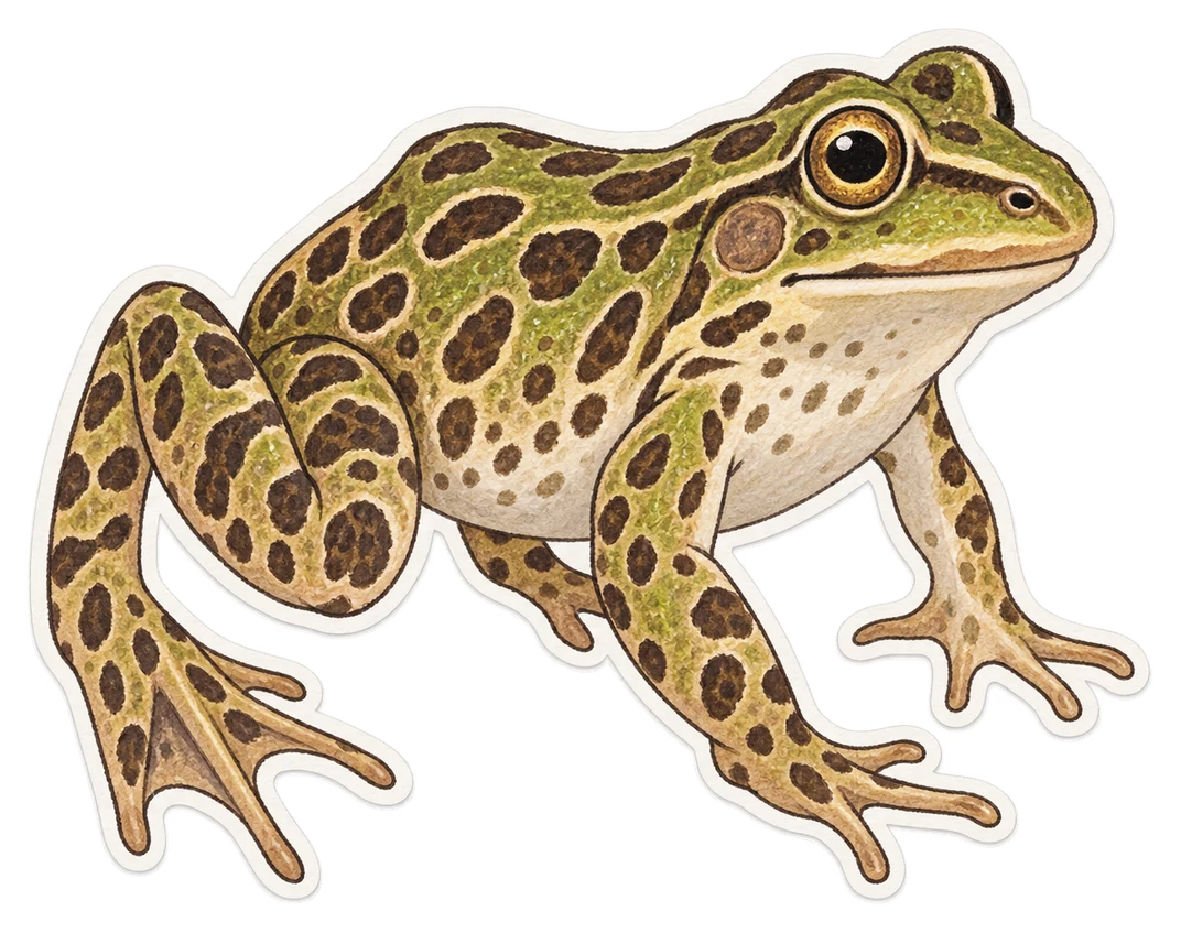 La grenouille léopard (Lithobates pipiens)
