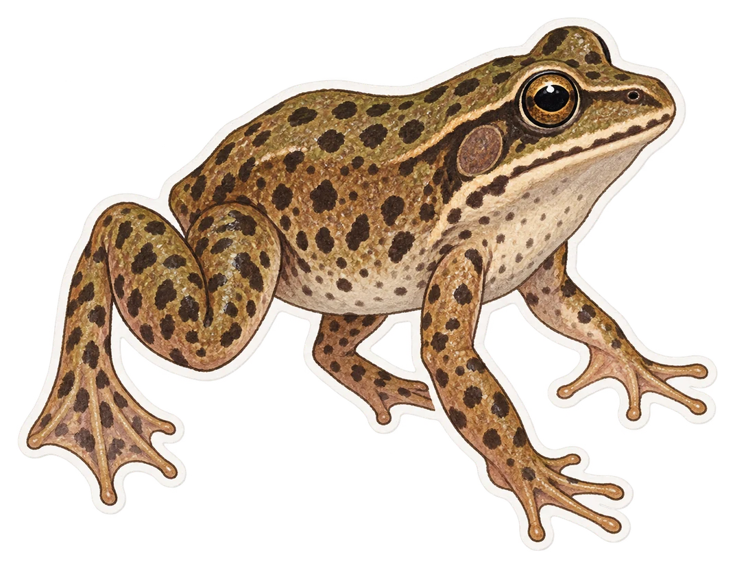 La grenouille maculée de l’Oregon (Rana cascadae)