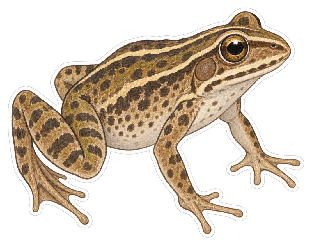 La grenouille mascarène (Ptychadena mascareniensis)