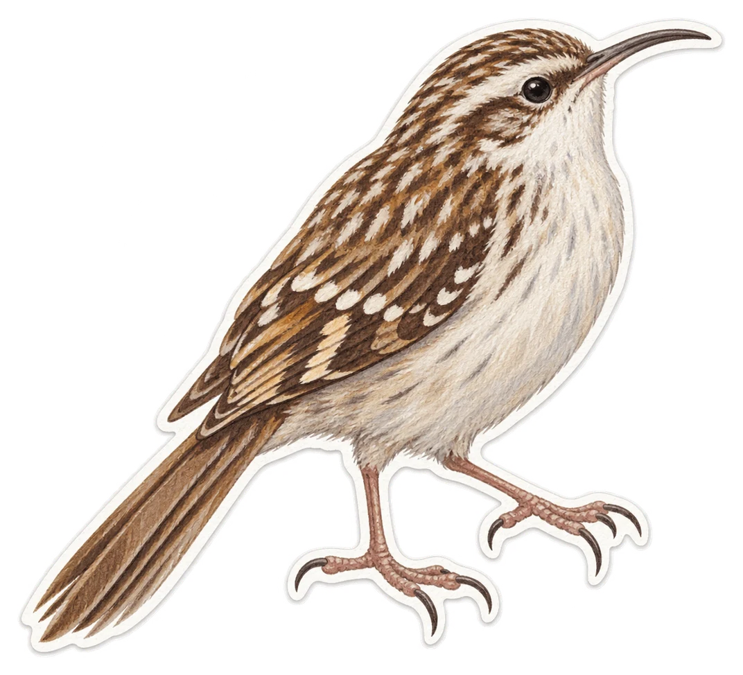 Le grimpereau brun (Certhia americana)