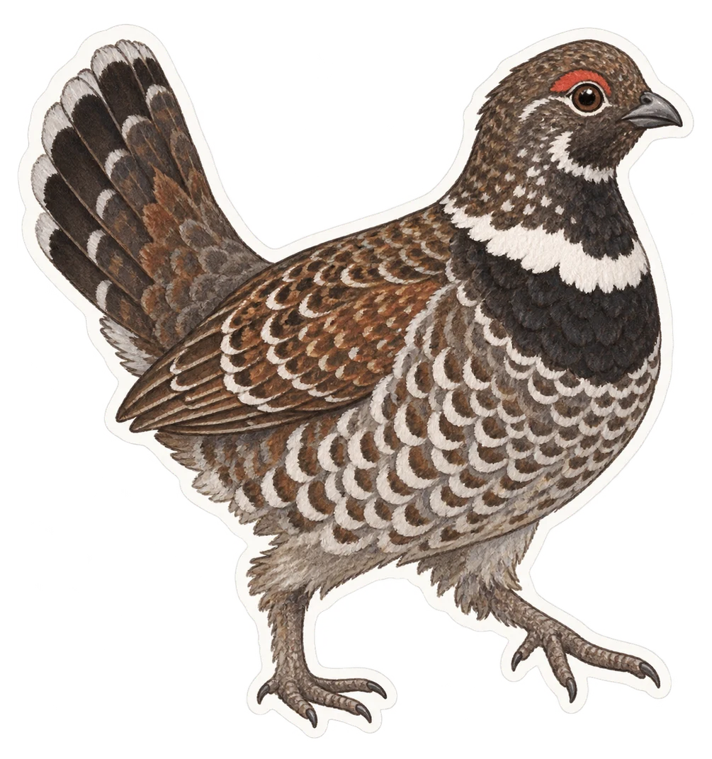 La grive à collier (Ixoreus naevius)