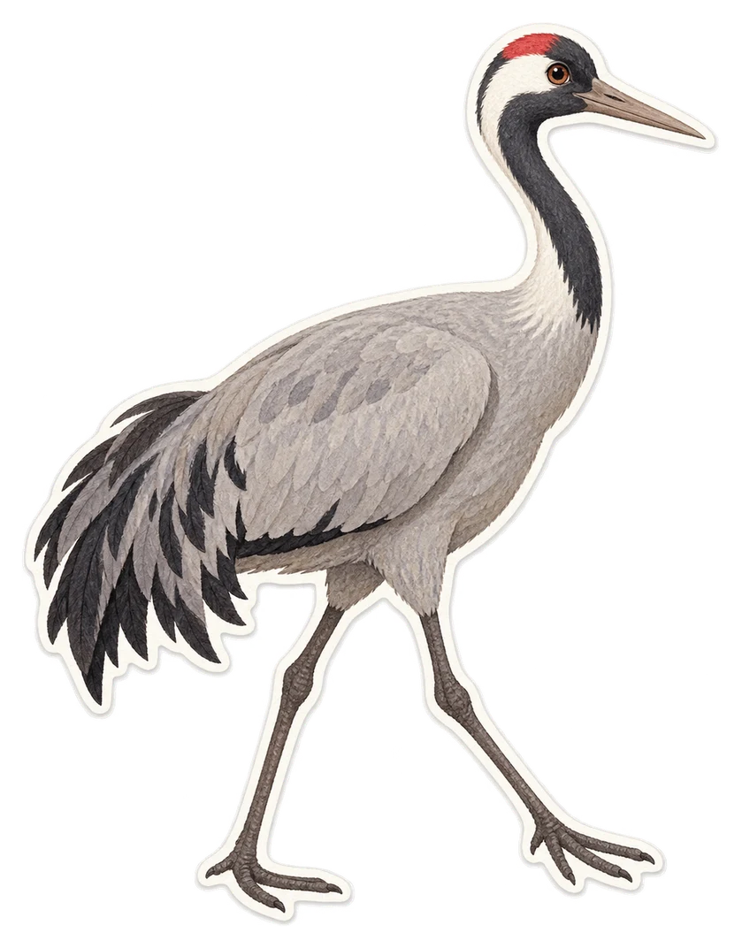 Grue cendrée