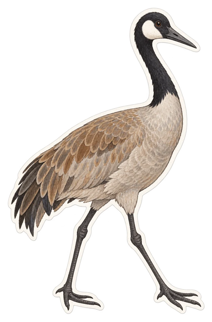 La grue du Canada (Antigone canadensis)