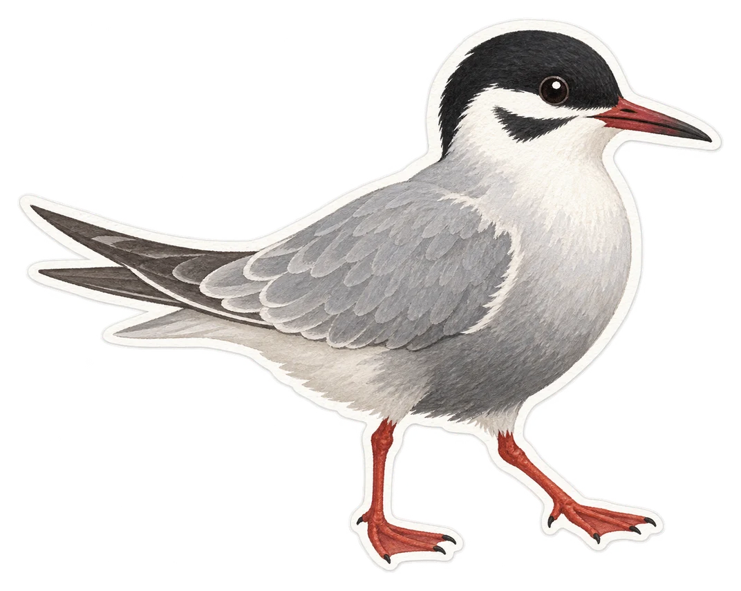 La guifette moustac (Chlidonias hybrida)