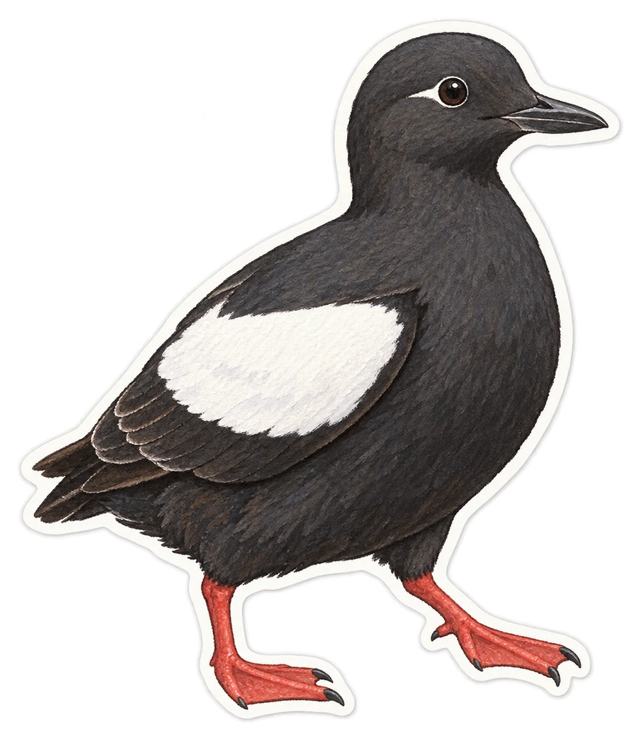 Le guillemot colombin (Cepphus columba)