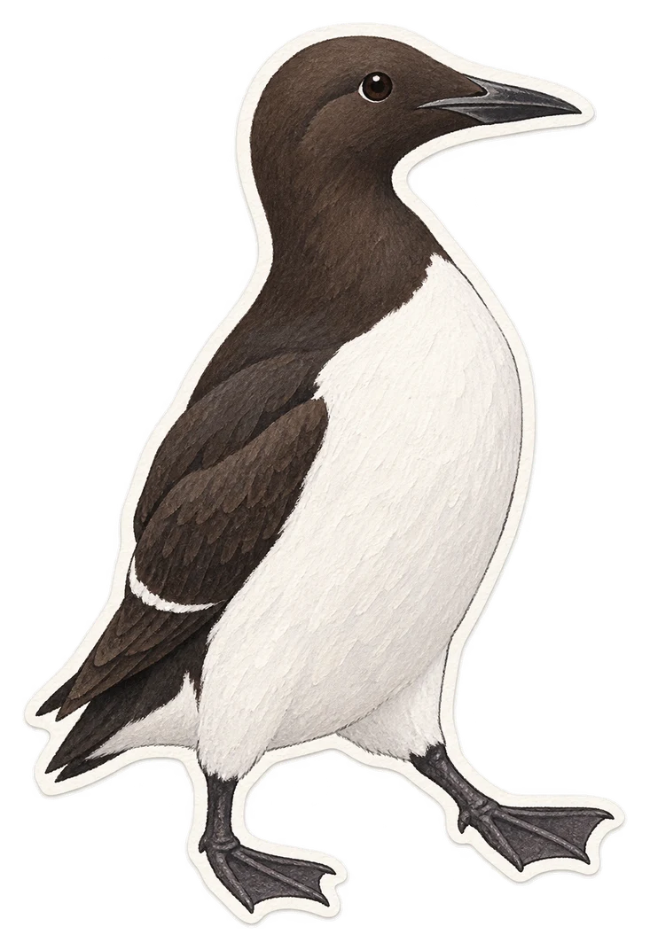 Le guillemot de Brünnich (Uria lomvia)