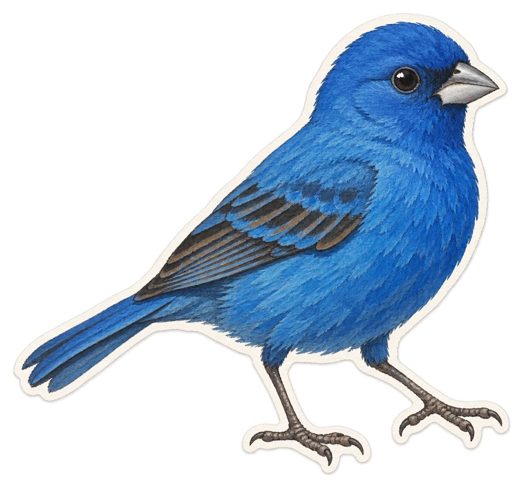 Le guiraca bleu (Passerina caerulea)