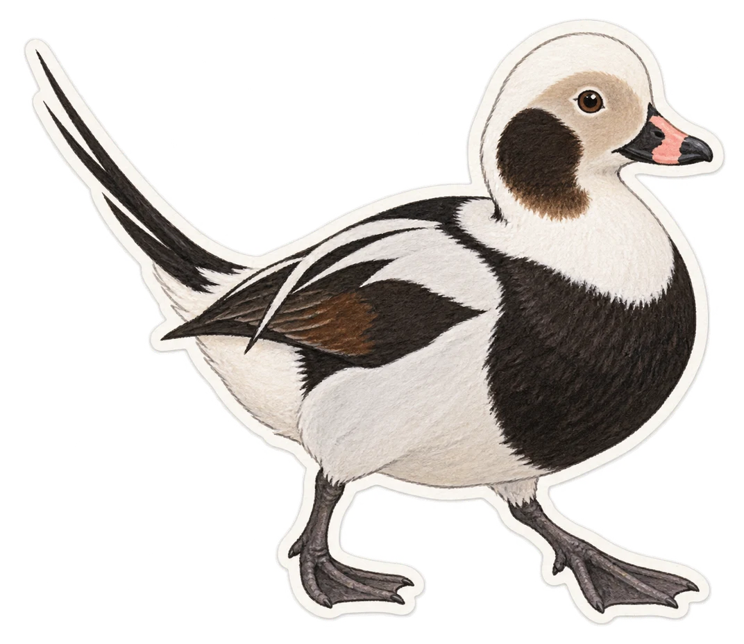 La harelde boréale (Clangula hyemalis)