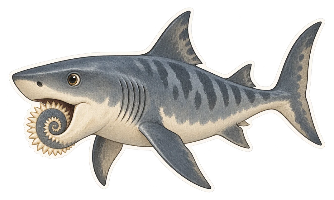 L’hélicoprion (Helicoprion bessonowi)