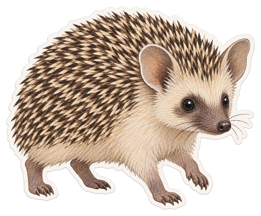 Le hérisson du désert (Paraechinus aethiopicus)