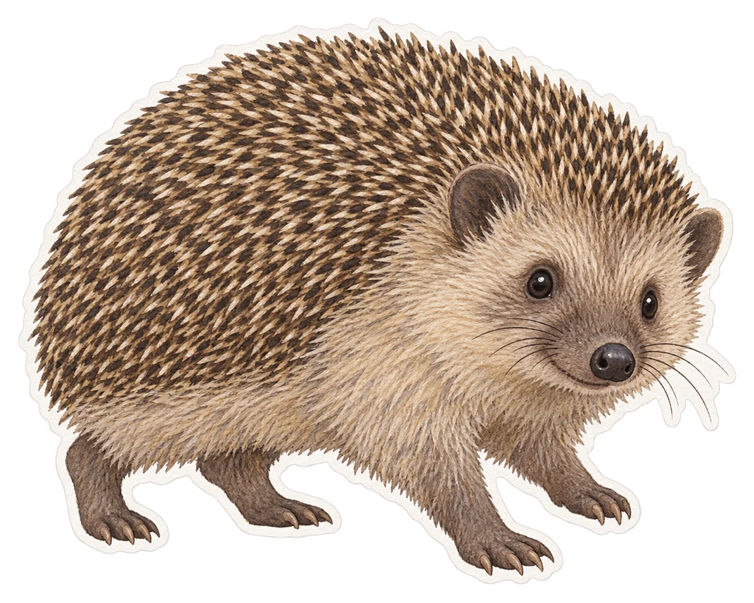 Le hérisson oriental (Erinaceus concolor)