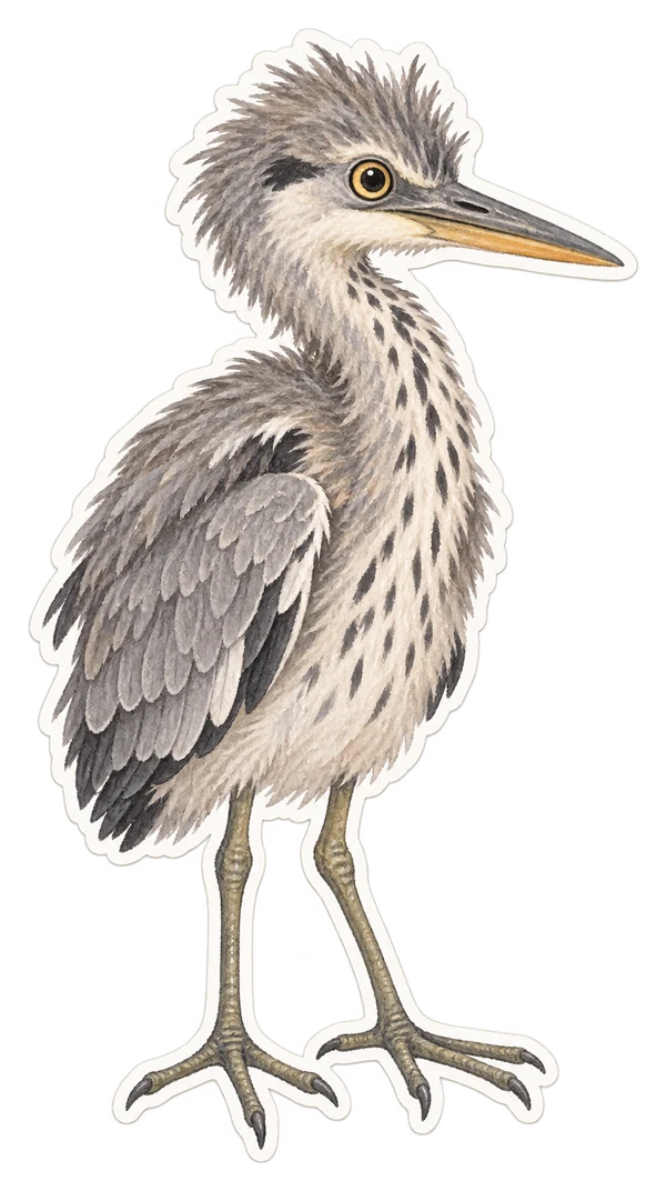 Le petit du héron