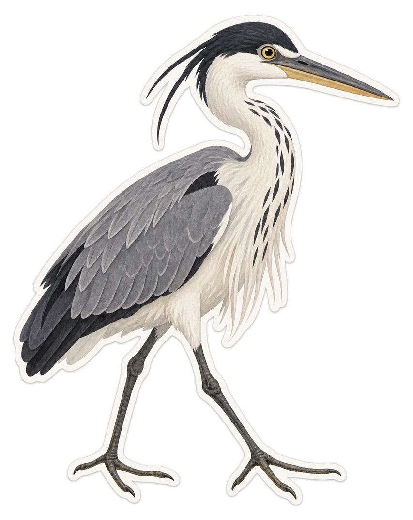 Le héron mélanocéphale (Ardea melanocephala)