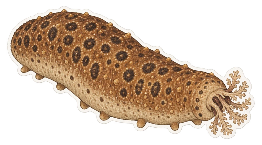 L’holothurie brune (Holothuria forskali)