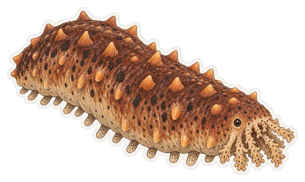 La holothurie royale (Parastichopus regalis)