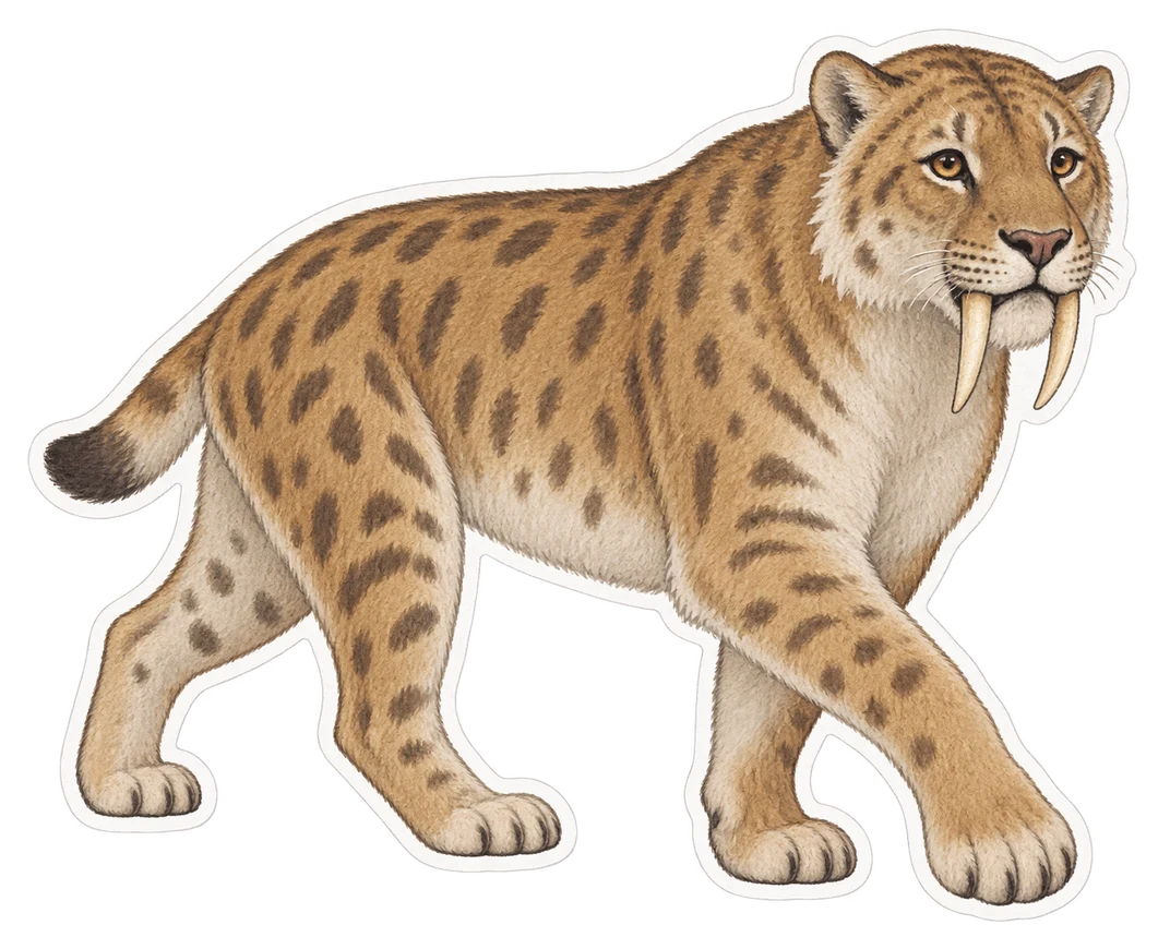 L'homothérium (Homotherium latidens)