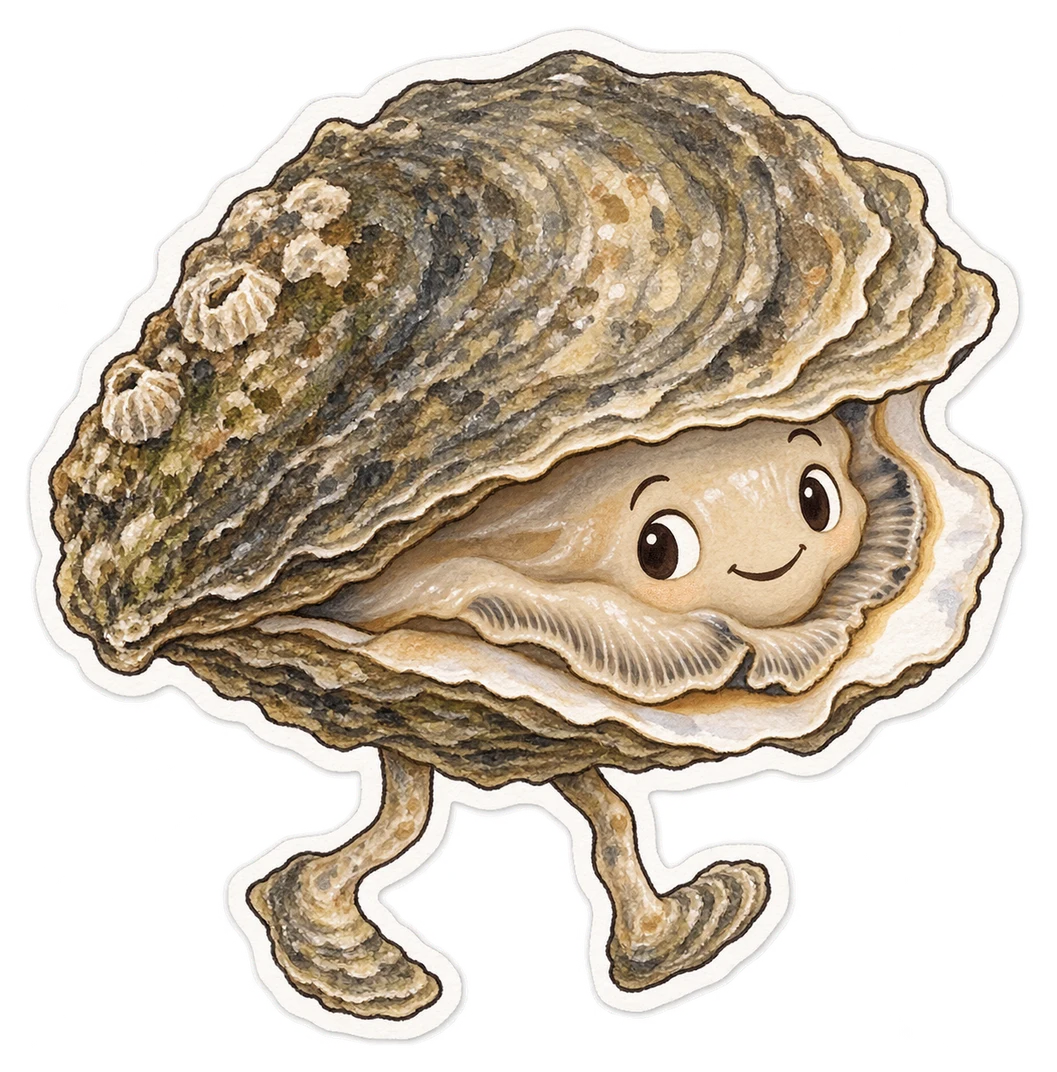 L’huître plate européenne (Ostrea edulis)