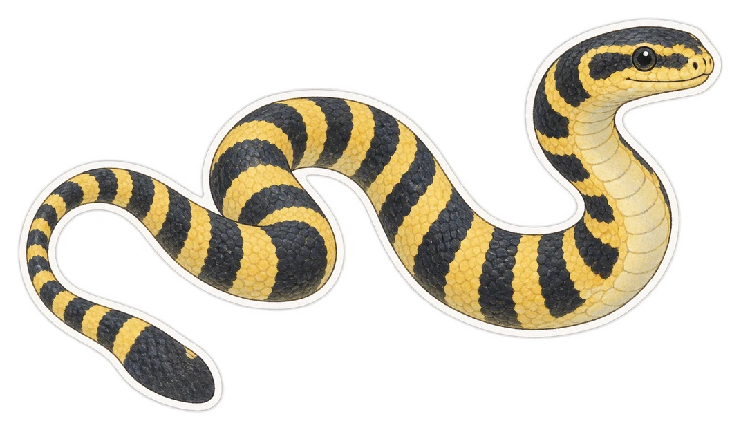 L'hydrophide de Stokes (Hydrophis stokesii)
