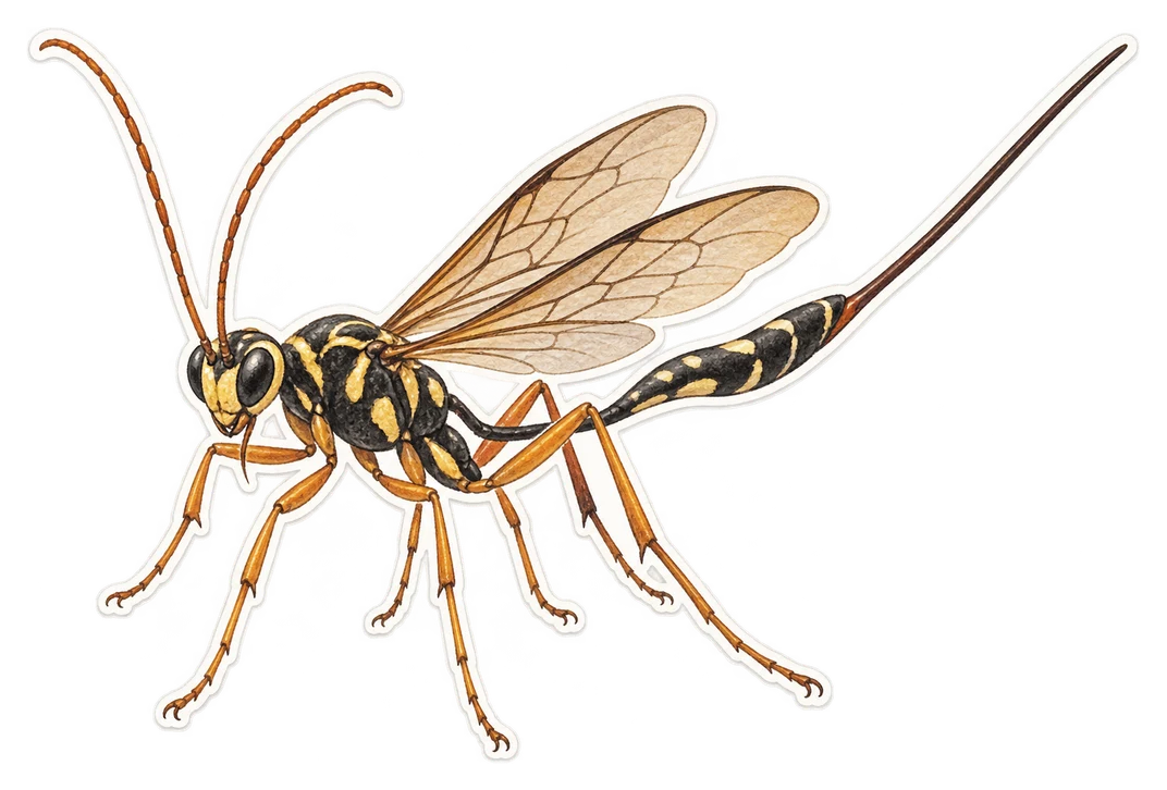 L'ichneumon géant (Rhyssa persuasoria)