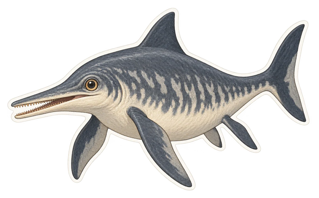 L'ichtyosaure (Ichthyosaurus communis)