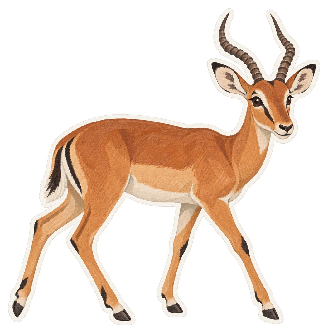 L’impala (Aepyceros melampus)