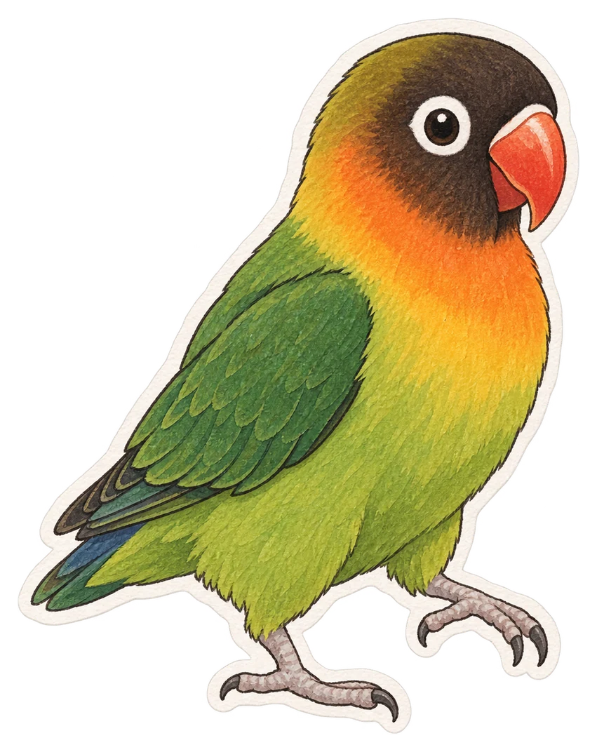 L'inséparable de Fischer (Agapornis fischeri)