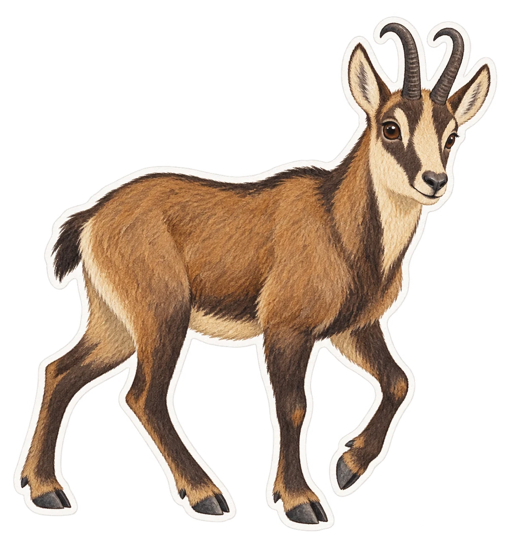 L’isard (Rupicapra pyrenaica)