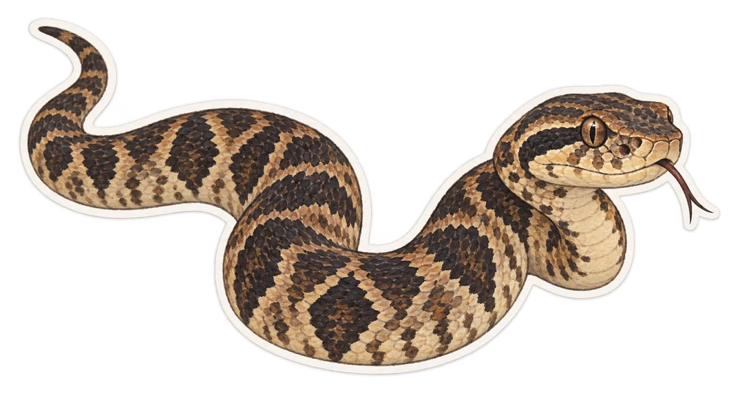 Le jararacussu (Bothrops jararacussu)