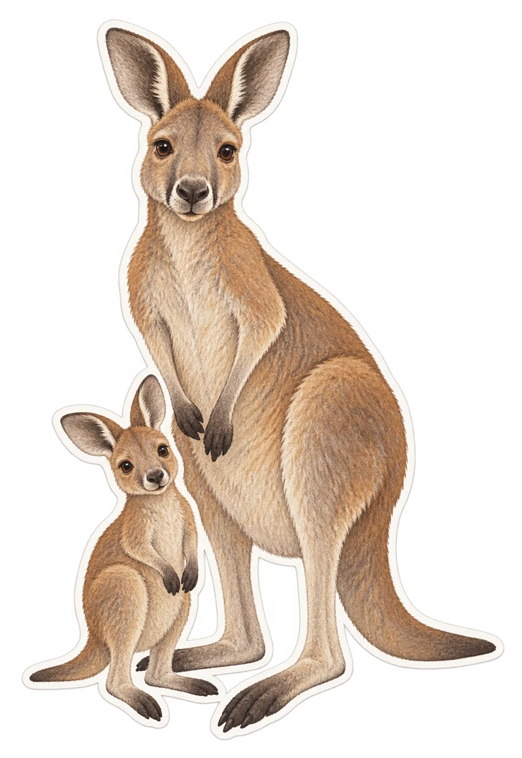 Le petit du kangourou