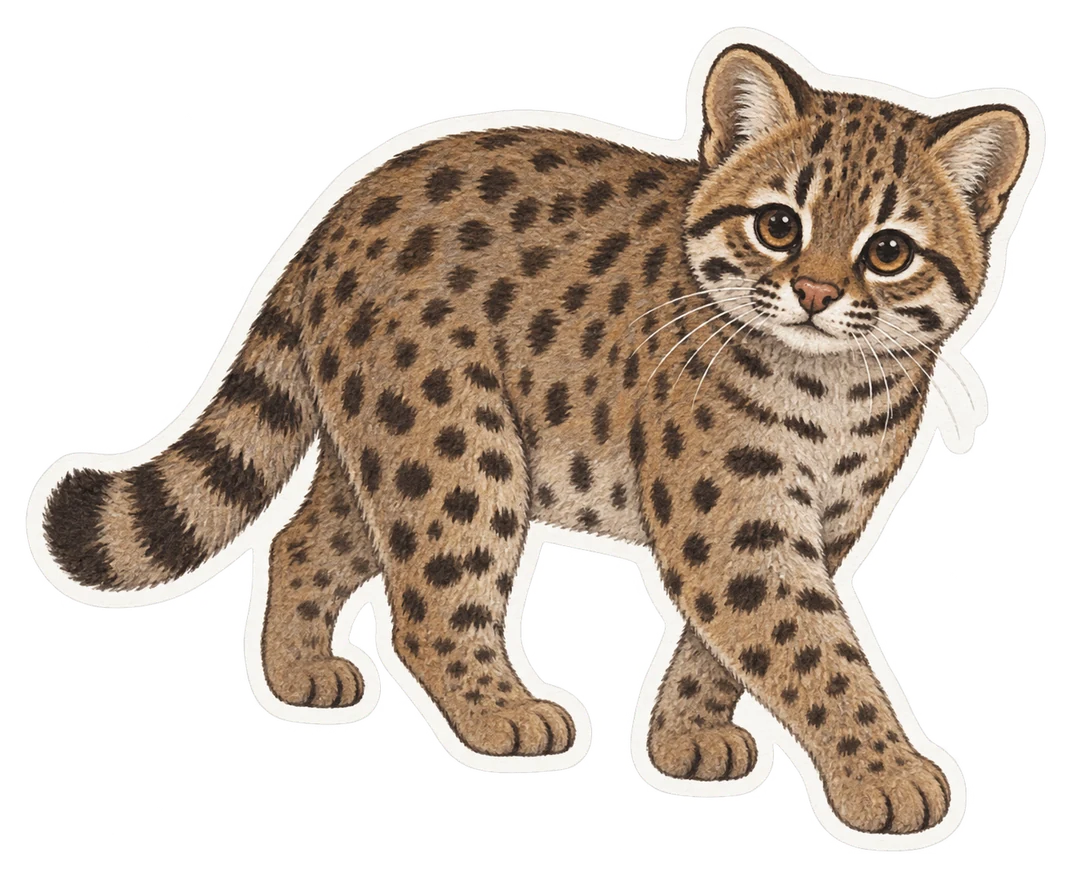 Le kodkod (Leopardus guigna)