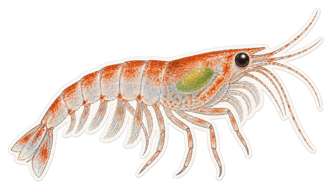 Le krill antarctique (Euphausia superba)