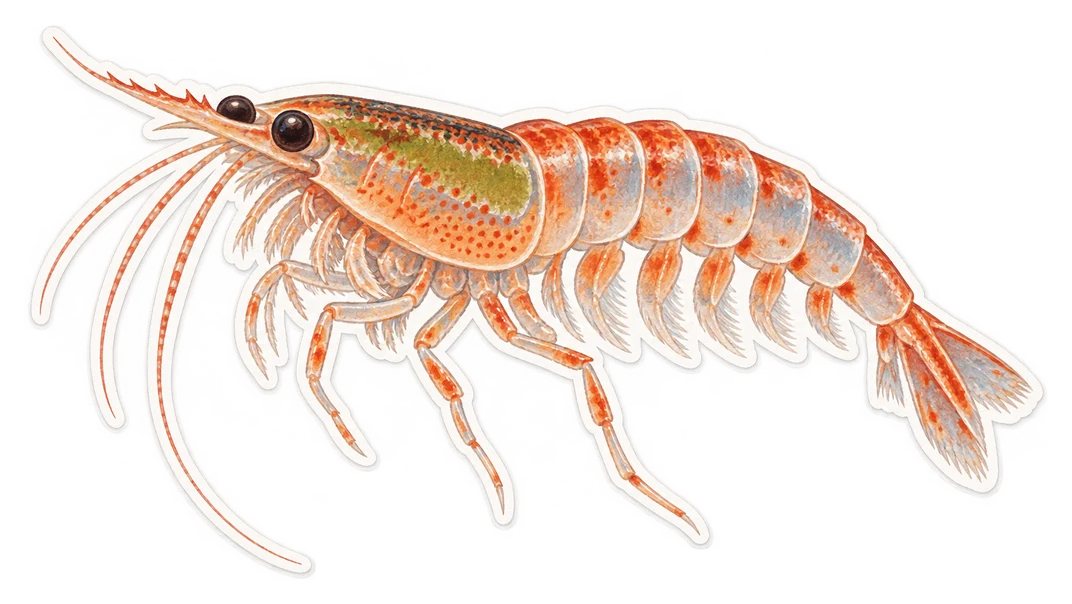 Le krill nordique (Meganyctiphanes norvegica)