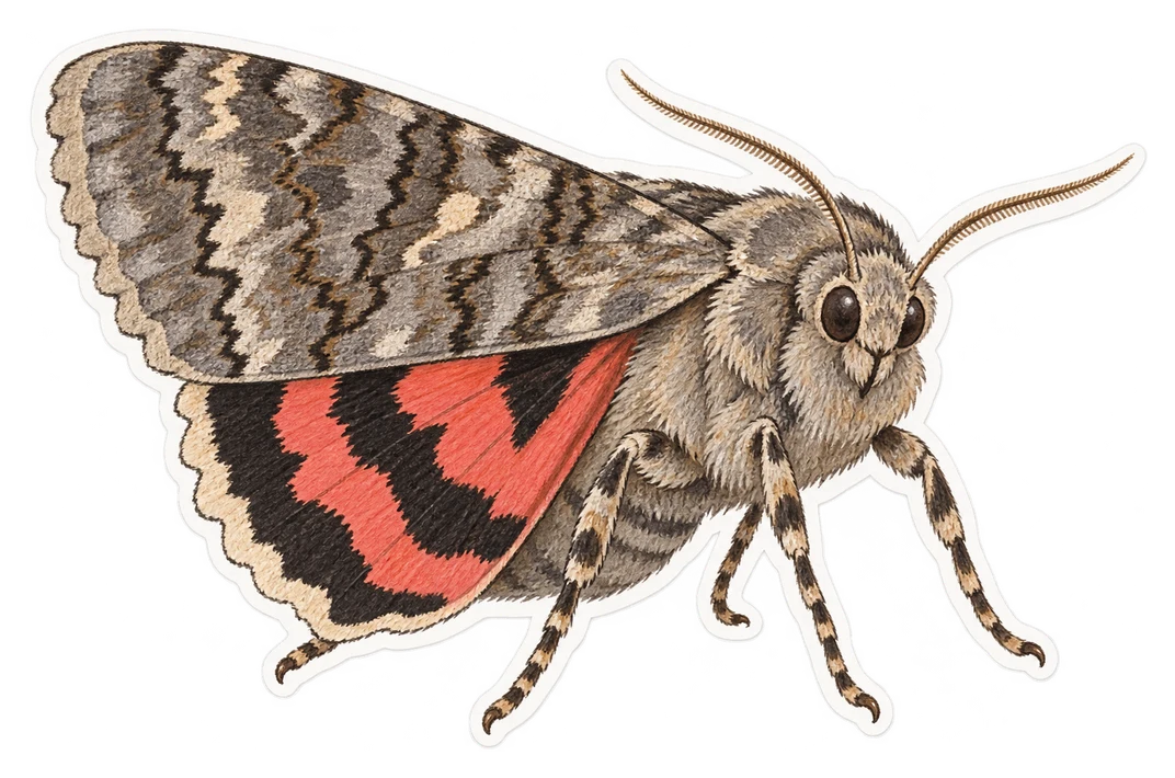 La fiancée (Catocala electa)