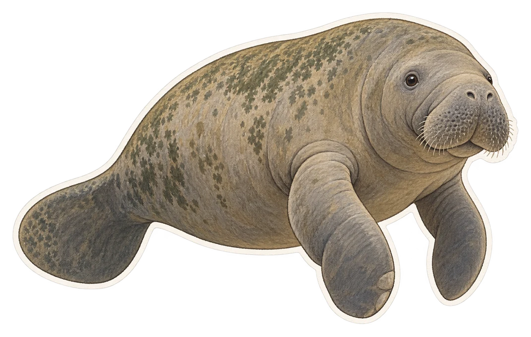 Le lamantin d'Afrique (Trichechus senegalensis)