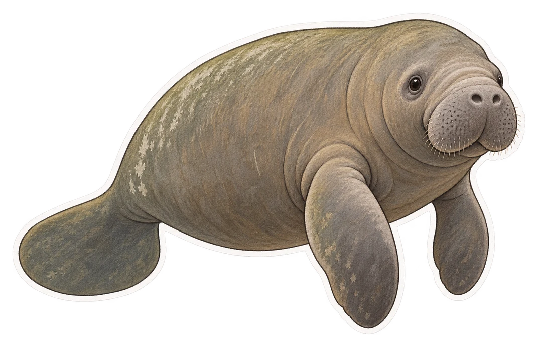 Le lamantin d’Amazonie (Trichechus inunguis)