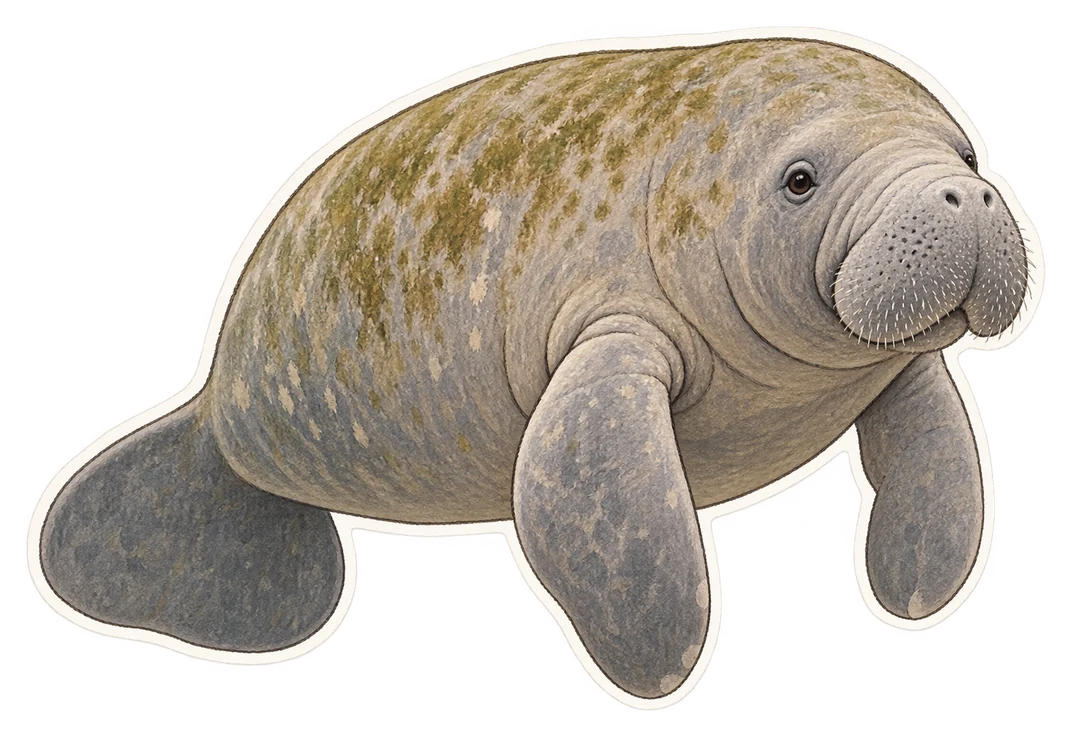 Le lamantin (Trichechus manatus)