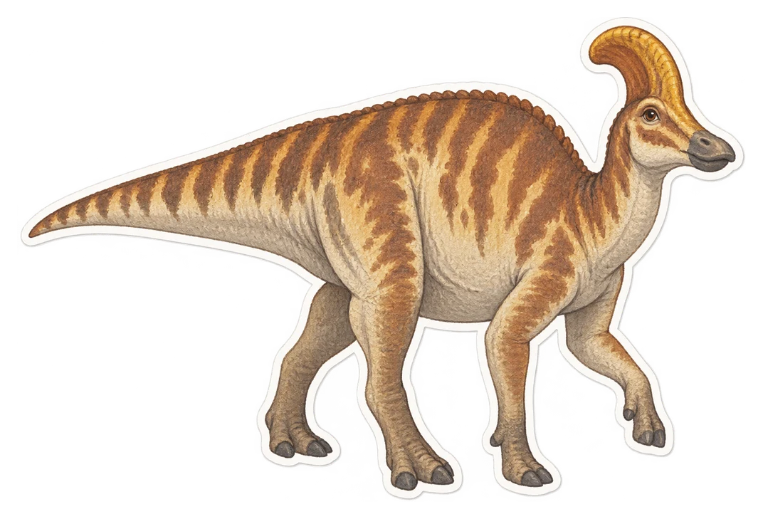 Le lambeosaure (Lambeosaurus lambei)