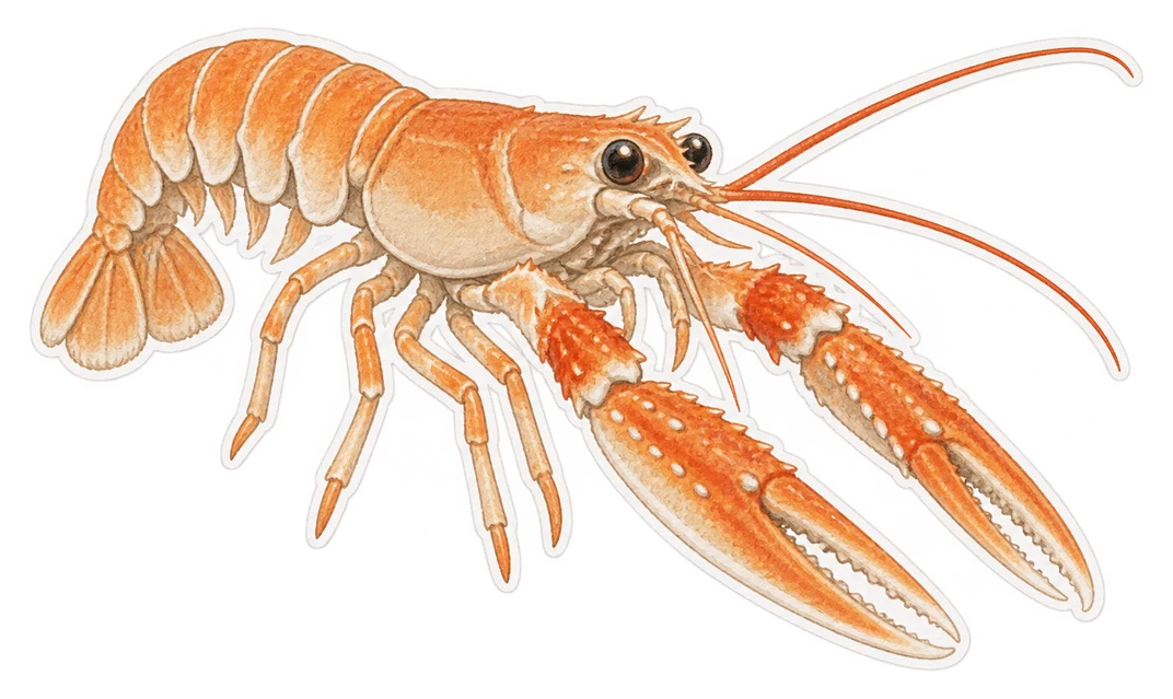 La langoustine (Nephrops norvegicus)