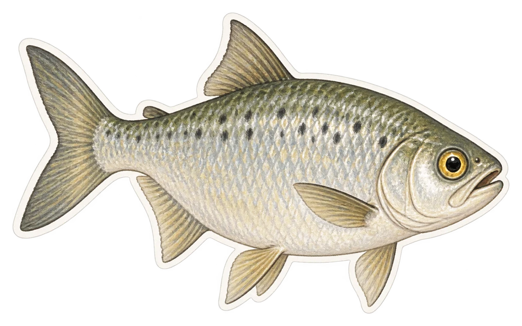 La laquaiche aux yeux d'or (Hiodon alosoides)